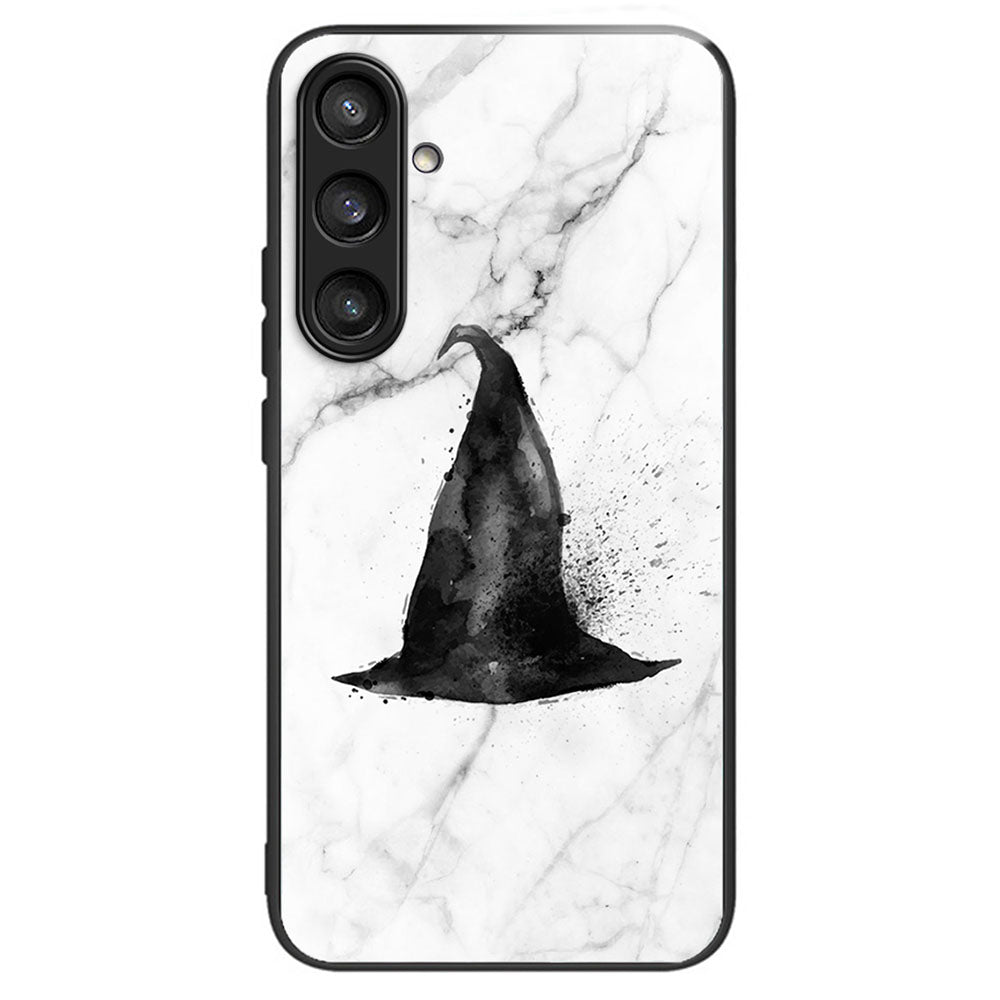 For Samsung Galaxy S23 FE Protective Phone Case Tempered Glass Pattern Printing - Columns Crown For Samsung Galaxy S23 FE Protective Phone Case Tempered Glass Pattern Printing - Columns Crown